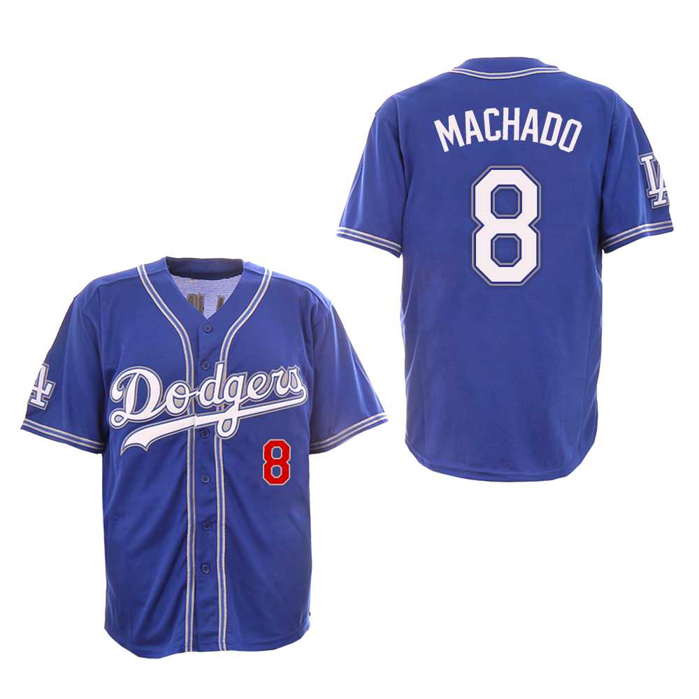 Dodgers 8 Manny Machado Royal New Design Jersey Dzhi,We sell and wholesale Dodgers 8 Manny Machado Royal New Design Jersey Dzhi on line form chian!